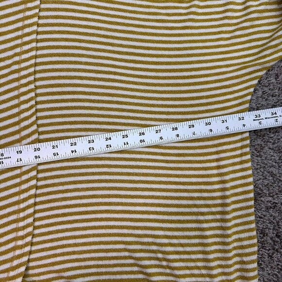 Chelsea and Theodore Striped Sweater Cowl Neck 3/4 Sleeve Sz 3X Travel Work Chic - Picture 10 of 11